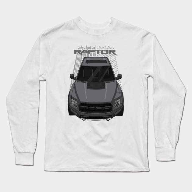 Ford F150 Raptor 2017-2020 - Grey Long Sleeve T-Shirt by V8social